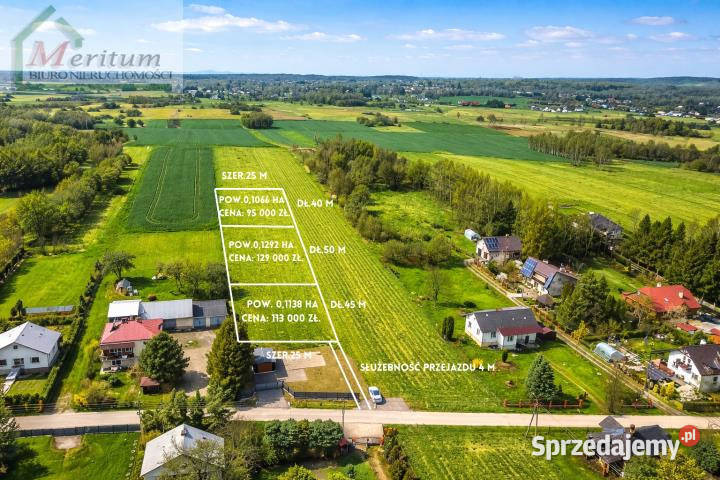 sprzedaży gruntu 1066m2 Krosno 1066m2