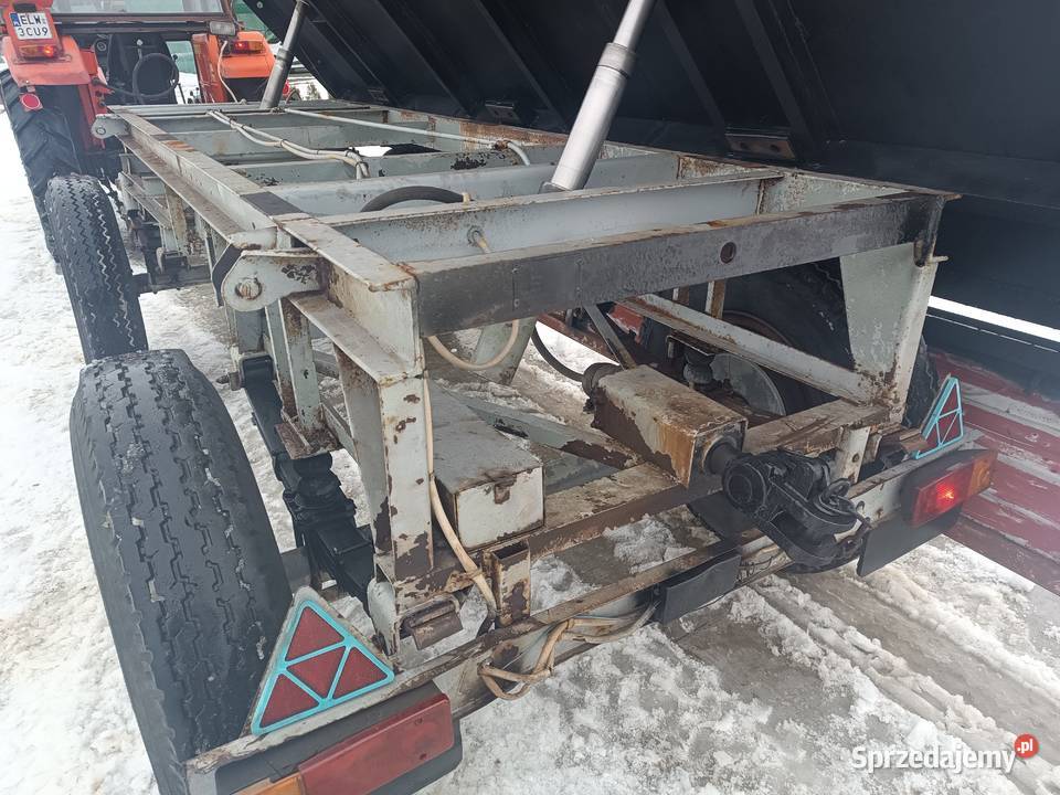 Przyczepa Rolnicza Wywrotka Sanok D44 D46 D47 nieuszkodzony