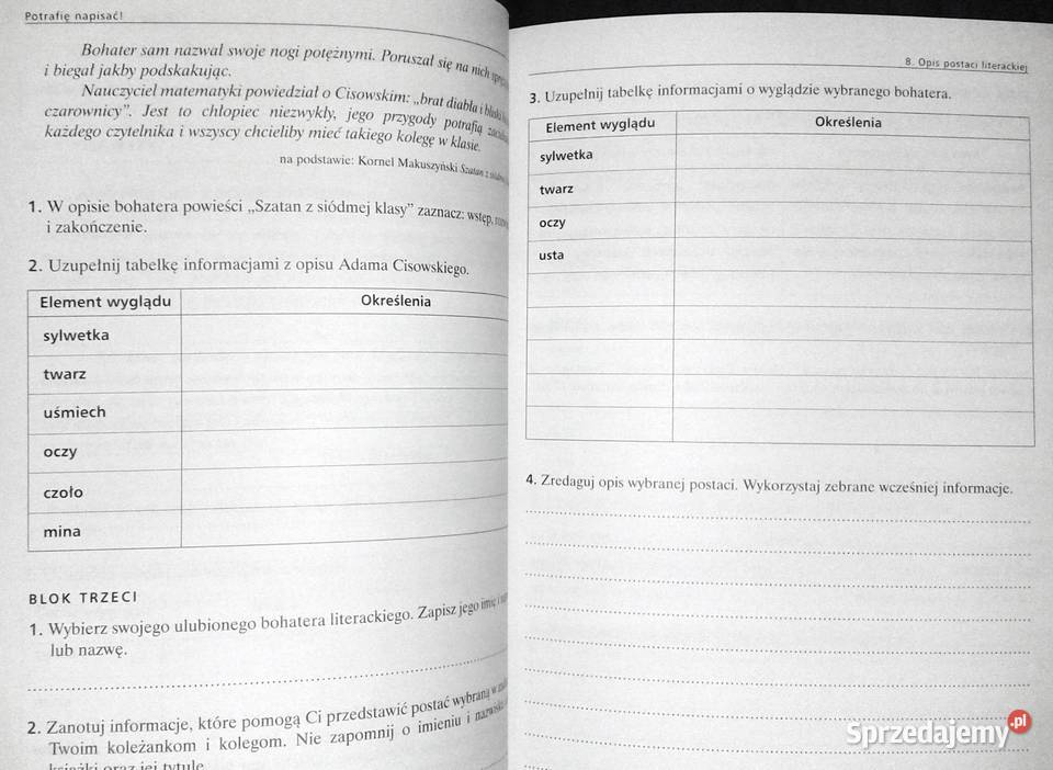 Potrafię napisać Ćwiczenia językowe uczniów klas Chełm