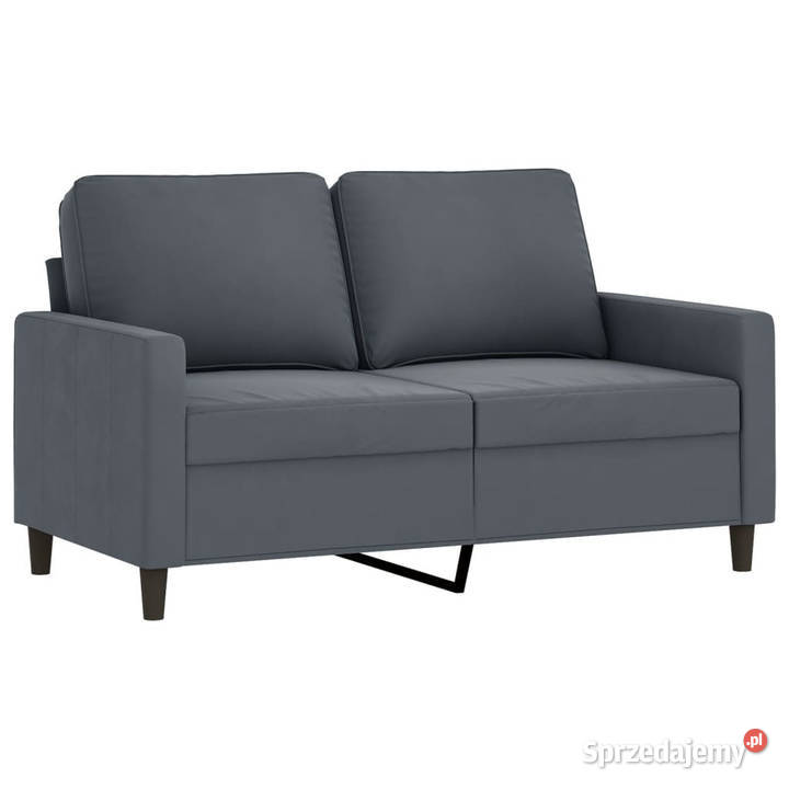Sofa 2osobowa ciemnoszary 120 tapicerowana Warszawa sprzedam