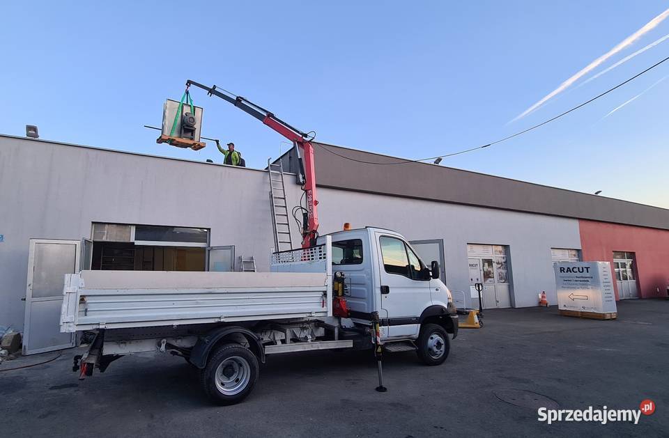 Usługi Transportowe dźwig hds wywóz gruzu ziemi