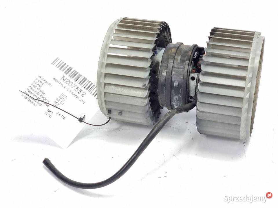 WENTYLATOR KABINOWY AUDI A8 D3 osobowe Lipno