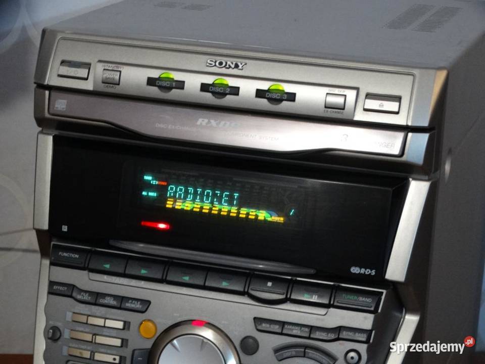 Wieża Sony HCDRXD9 mocna WYSYŁKA Jasło sprzedam