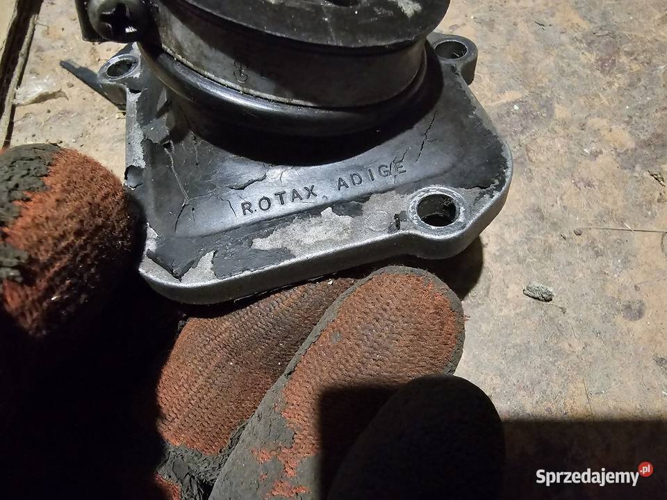 Rotax 123 króciec ssący gaźnika guma dolot Króćce Jelenia Góra