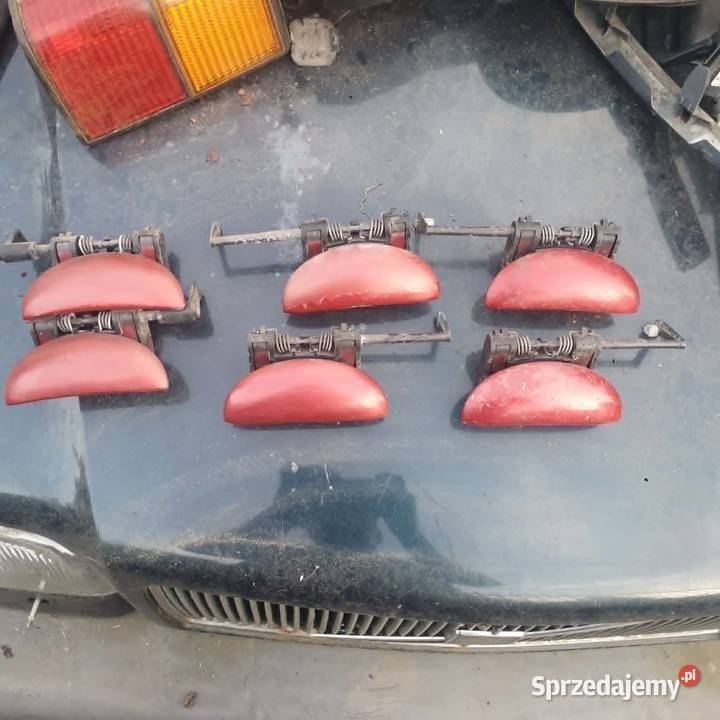 Klamka czerwona prawa przód tył Peugeot 206 Kraków