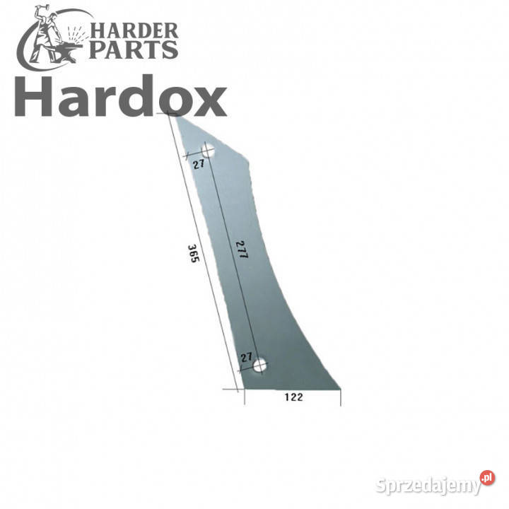 Pierś HARDOX 400103P części do pługa VOGEL NOOT podlaskie