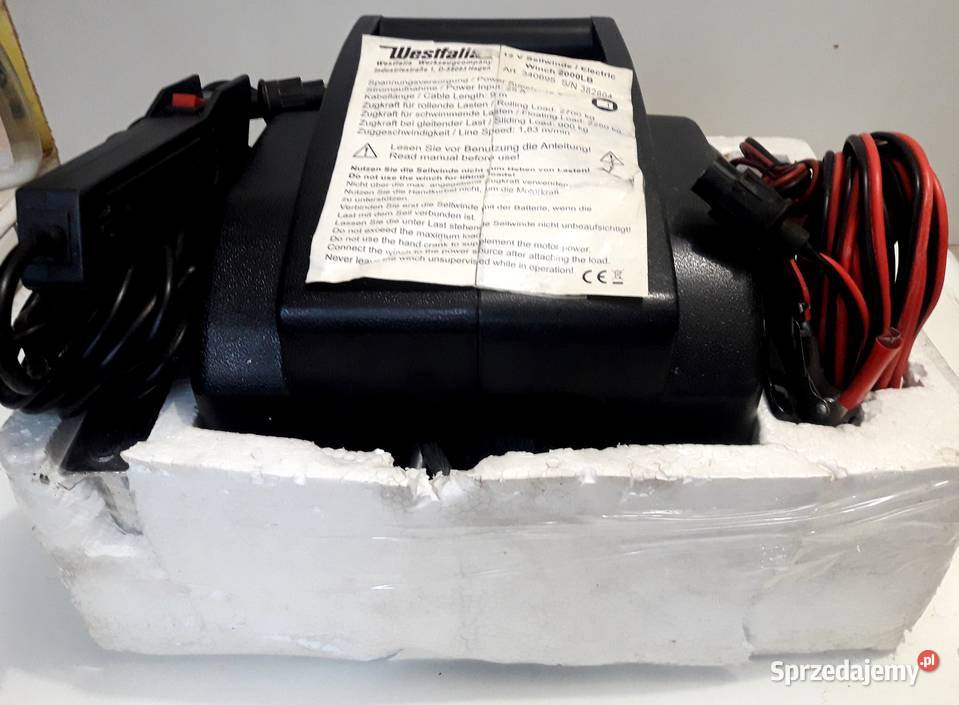 Wyciągarka elektryczna 12V przenośna śląskie Katowice