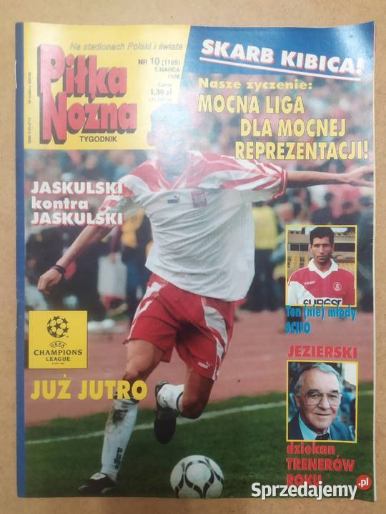 Tygodnik Piłka Nożna rocznik 1996 kompletny Łódź