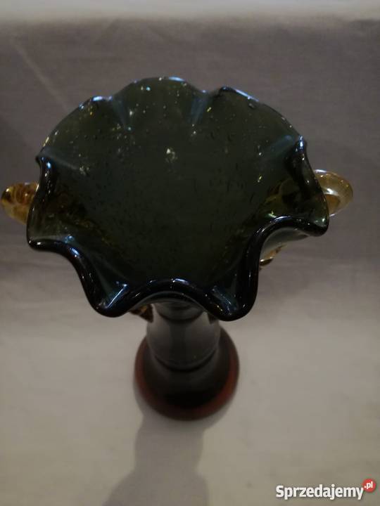 Wazon szkło artystyczne ręcznie formowane Polska małopolskie Kraków