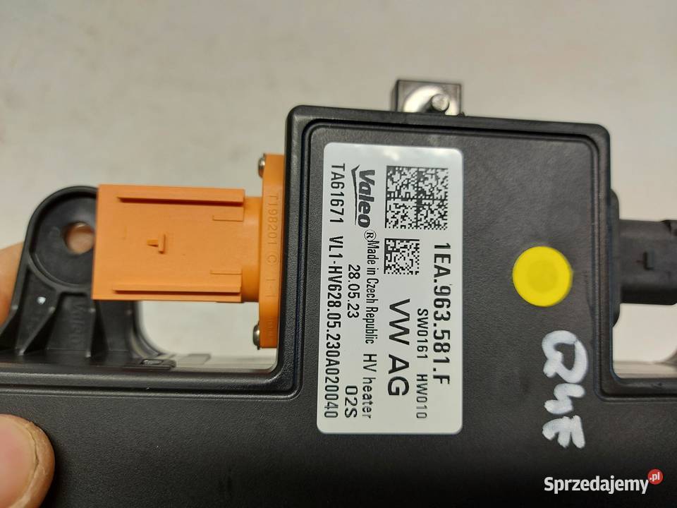 Audi Q4 ETRON 89A 89E NAGRZEWNICA ELEKTRYCZNA