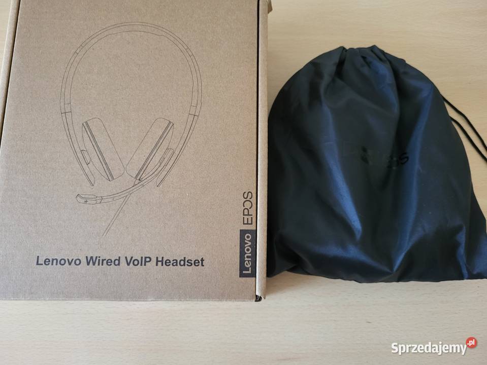 Słuchawki z mikrofonem Lenovo Wired VoIP Headset Rzeszów