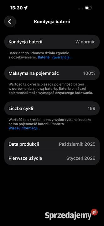 Smartfon Apple iPhone 16 128 GB biały MYE93HXA Katowice