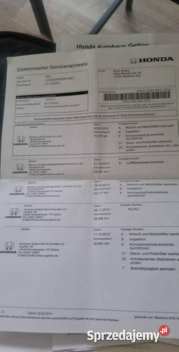 Honda Jazz 14 klimatronik III 20082014 kurtyny powietrzne wielkopolskie