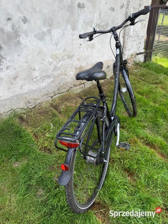 Zadbany rower miejski Pegasus Nexus 8 Czarny Mat Sochaczew