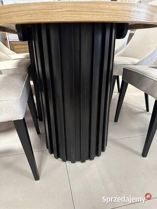 Nowy Stół Dębowy FLAVIO Owal Rozkładany Kluczbork