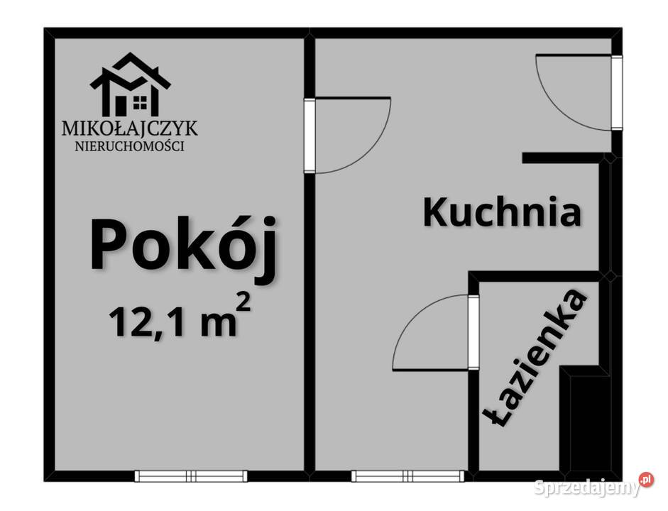 Kawalerka parter Pułaskiego 2 26 m2 Sprzedaż Bartoszyce