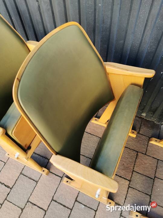 Fotel kinowy lata 60 Czechosłowacja PRL Vintage Pogórze