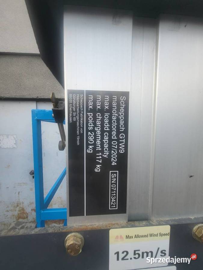 Podnośnik koszowy zwyżka 7m nie
