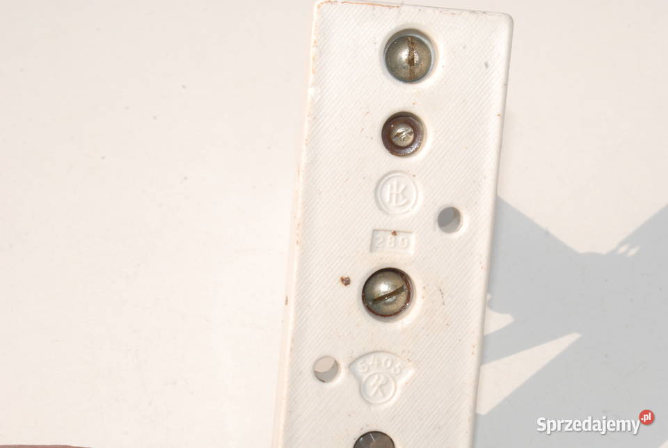Stary porcelanowy przełącznik antenowy prądu z Cieszyn sprzedam