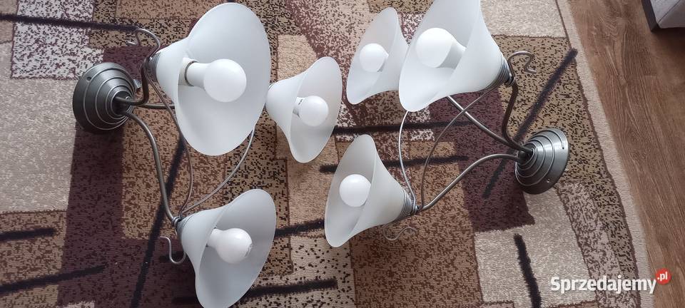 Lampa sufitowa 3 klosze małopolskie Kraków sprzedam