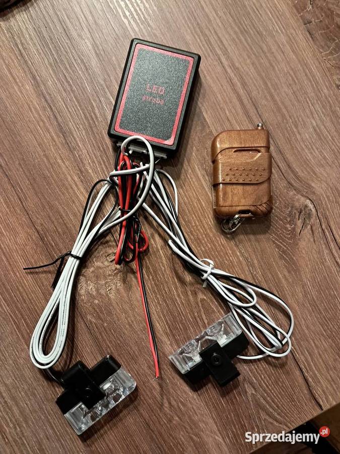 nowy zestaw świateł LED stroboskopów 2 pilot