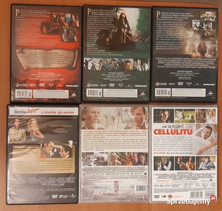 Kolekcja filmów DVD komedia akcja przygodowe mazowieckie Naruszewo sprzedam