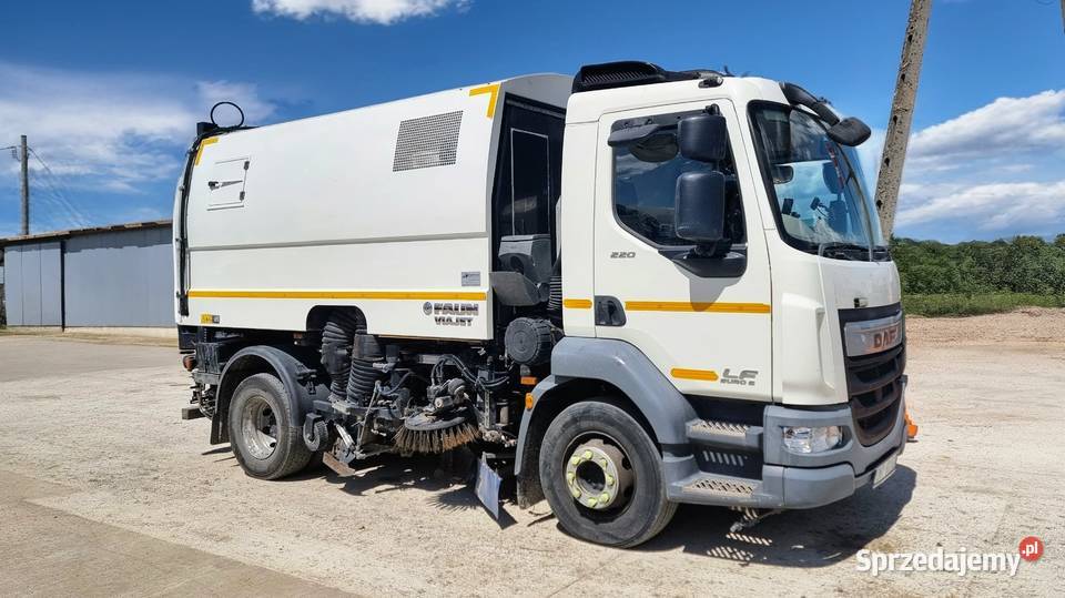 Profesjonalna Zamiatarka DAF LF220 FAUN VIAJET Markowice