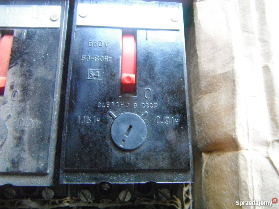 Wyłącznik silnikowy rosyjski 10A 600V 5060 Hz mazowieckie Barak