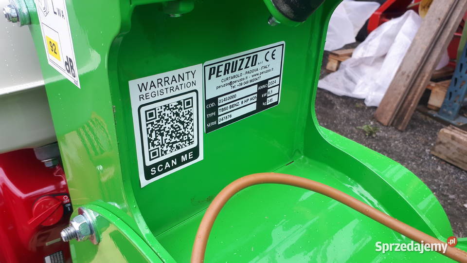 Rębak do gałęzi spalinowy 9 Peruzzo TB50 honda Głogoczów