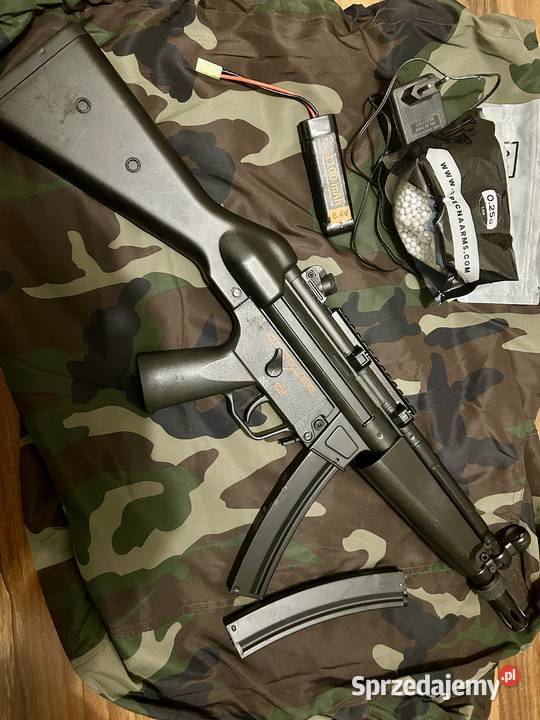 Replika ASG karabin mp5 6 mm elektryczny AEG mazowieckie Płock