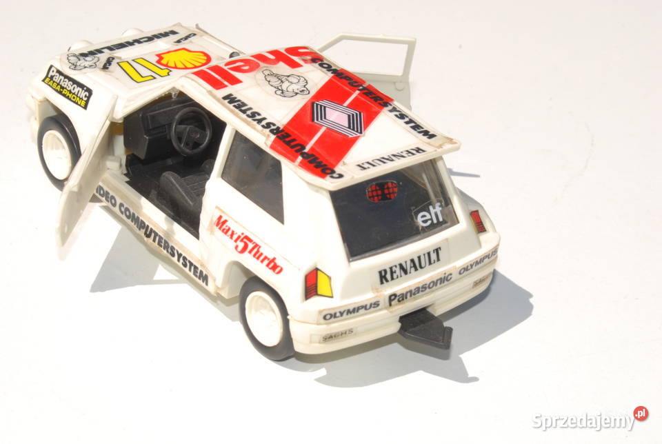 Stara zabawka Renault Maxi 5 Turbo antyk zabytek śląskie Cieszyn