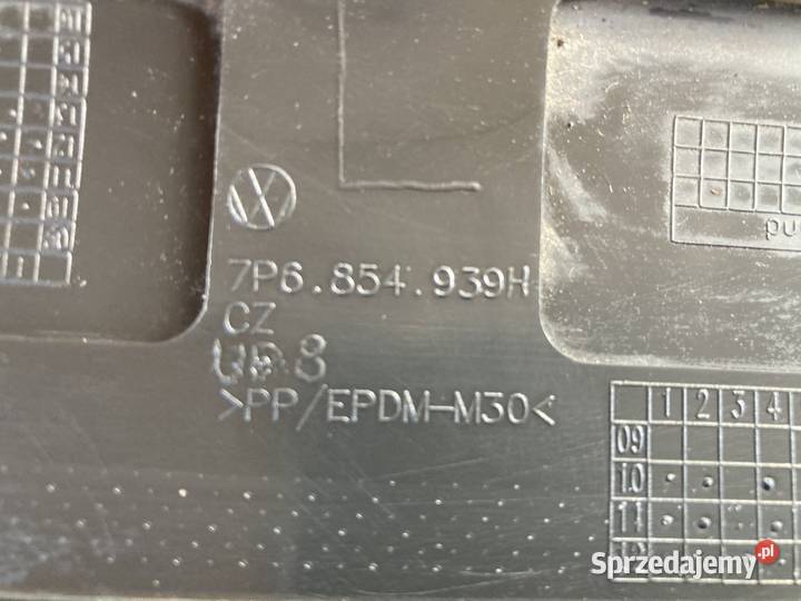 Vw Touareg II 7P listwy na drzwi komplet listwy boczne