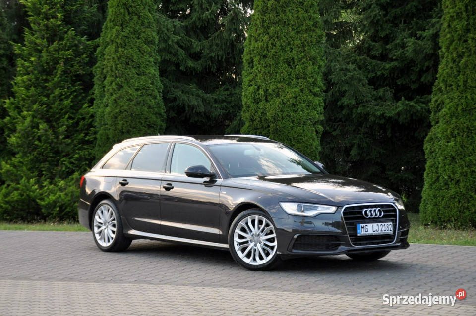 Audi A6 20TDI177133SLineBiXenonLedNaviKlimaI elektrochrom. lusterko wst. Ostrów Mazowiecka
