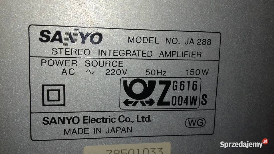 Sanyo wieżyczka Legionowo