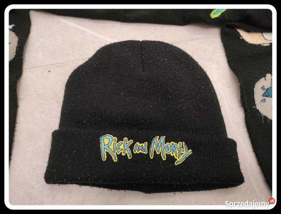 Rick and Morty zimowy komplet czapka szalik Dla mężczyzn Płock