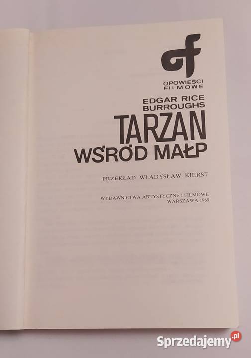 TARZAN WŚRÓD MAŁP Edgar Rice Burroughs