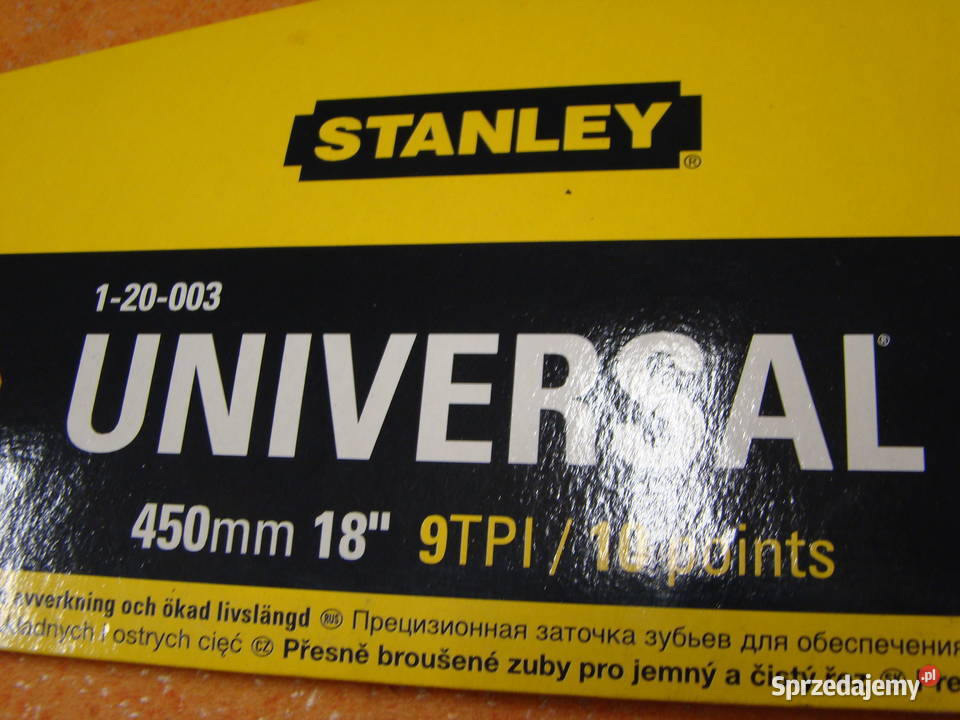 Piła ręczna płatnica UNIVERSAL STANLEY L380 mm Ręczne Bielsko-Biała
