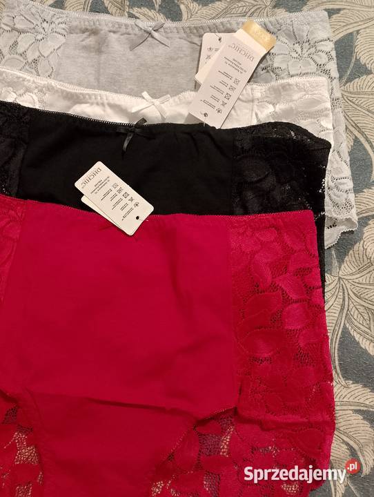Majtki damskie bawełniane wysoki stan 4XL śląskie Częstochowa