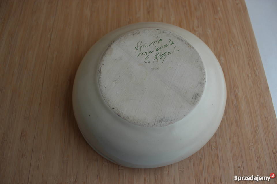 Salaterka ceramiczna ręcznie malowana Gdańsk