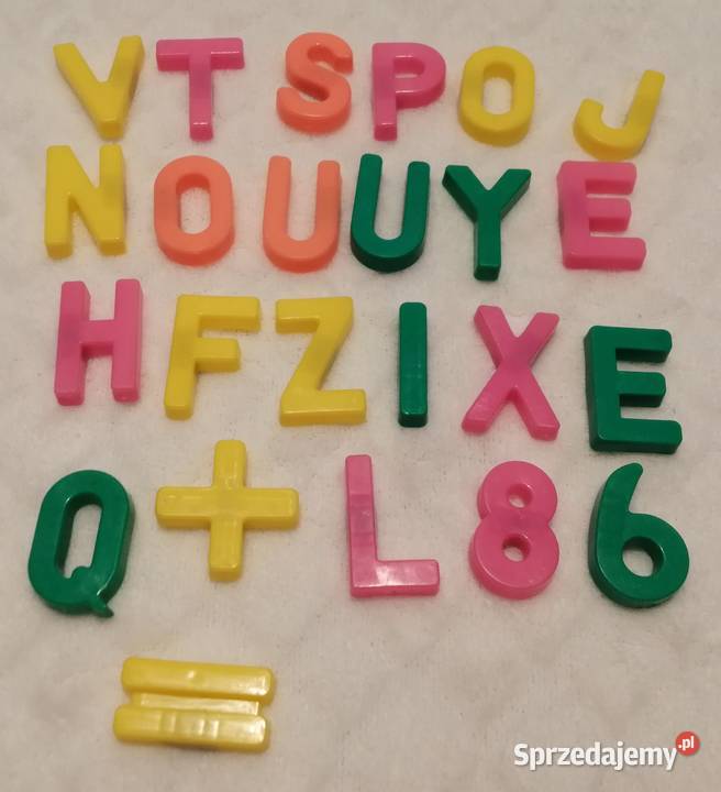 Litery cyfry znaki magnesy na lodówkę itp Czeladź