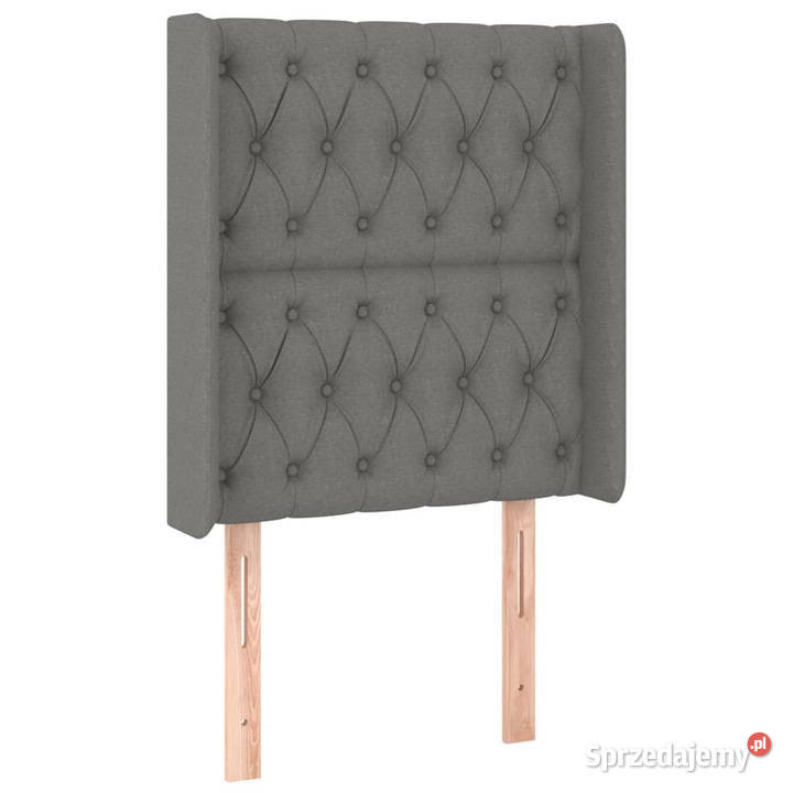 Zagłówek do łóżka z LED ciemnoszary 83x16x118128 Warszawa sprzedam