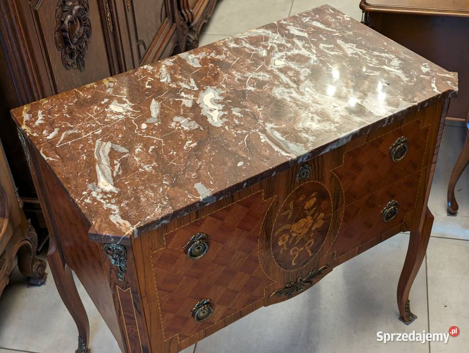 Piękna komoda intarsjowanasklep Dąbrowa Górnicza
