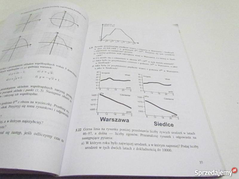 MATEMATYKA KLASA 1 GIMNAZJUM ZBIÓR ZADAŃ kujawsko-pomorskie Grudziądz sprzedam
