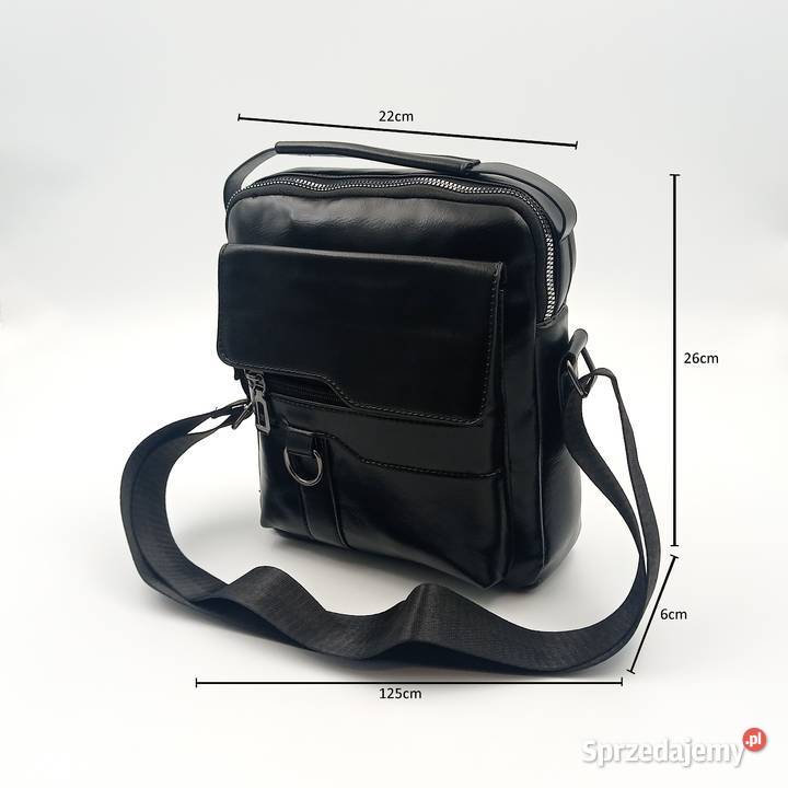 Torba męska listonoszka na ramie skórarzana Zawiercie