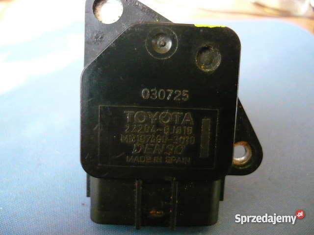 Przepływomierz powietrza Toyota Aventis 2003 r Układ elektryczny śląskie Myszków