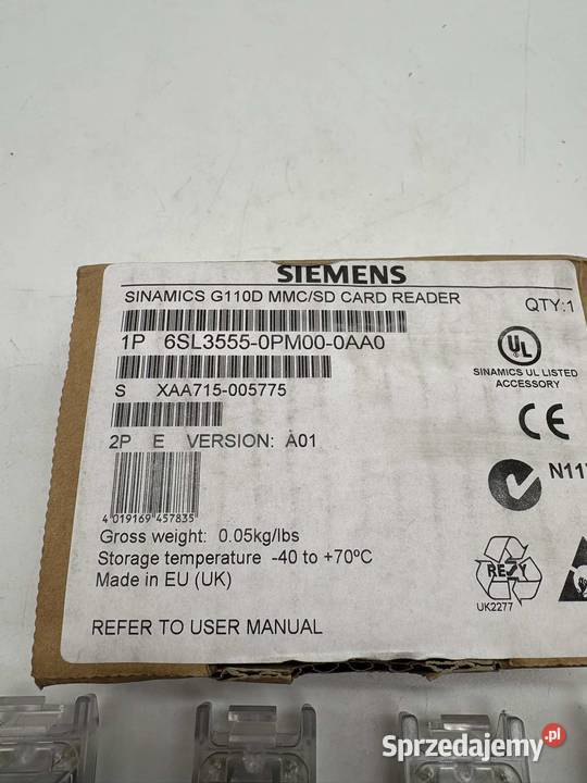 Siemens 6SL35550PM000AA0 Czytnik kart Warszawa