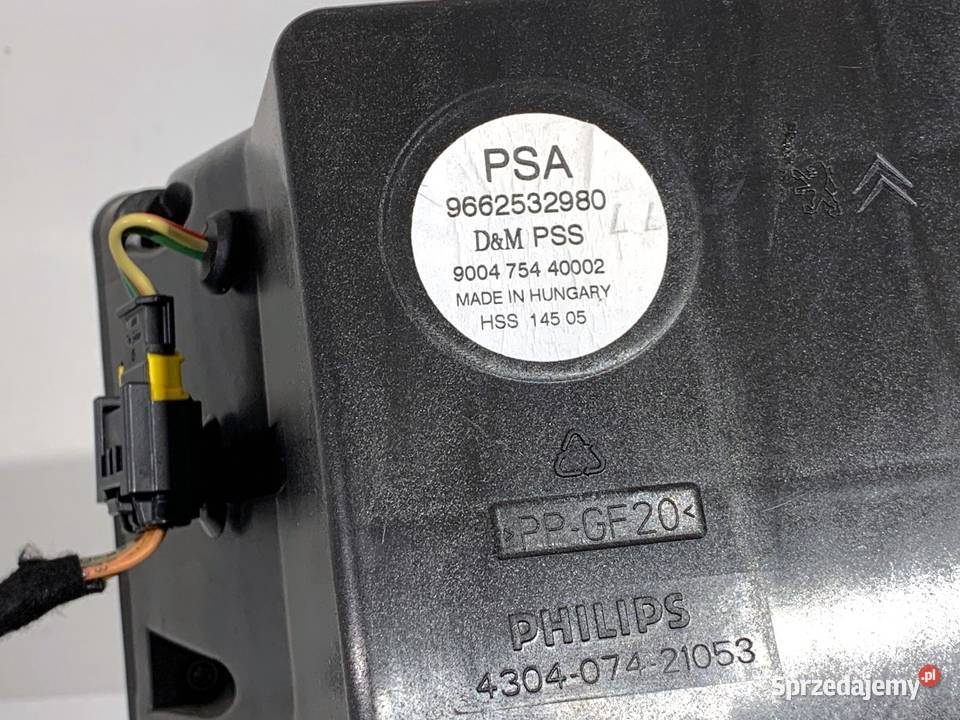 GŁOŚNIKI KOMPLET CITROEN C5 III 9662532980