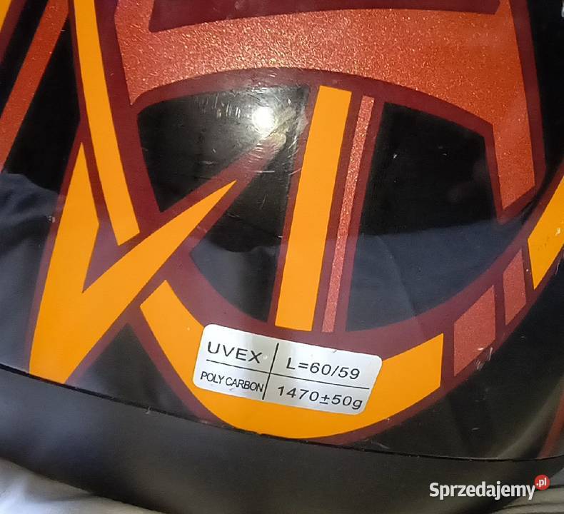 Kask motocyklowy UVEX Comanche L podkarpackie Tyczyn sprzedam