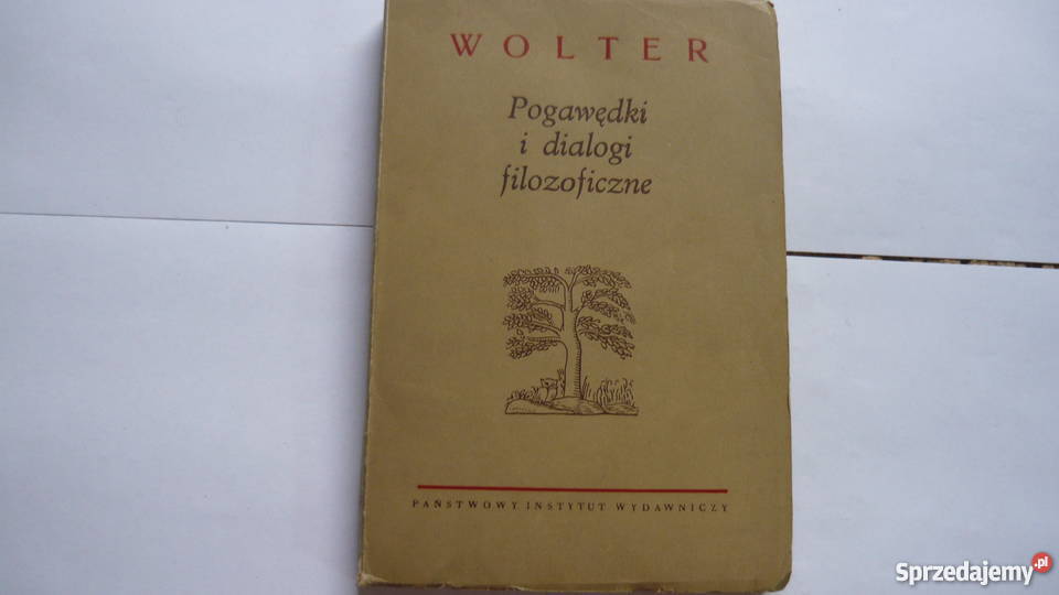 Pogawędki i dialogi filozoficzne Wolter Myszków sprzedam