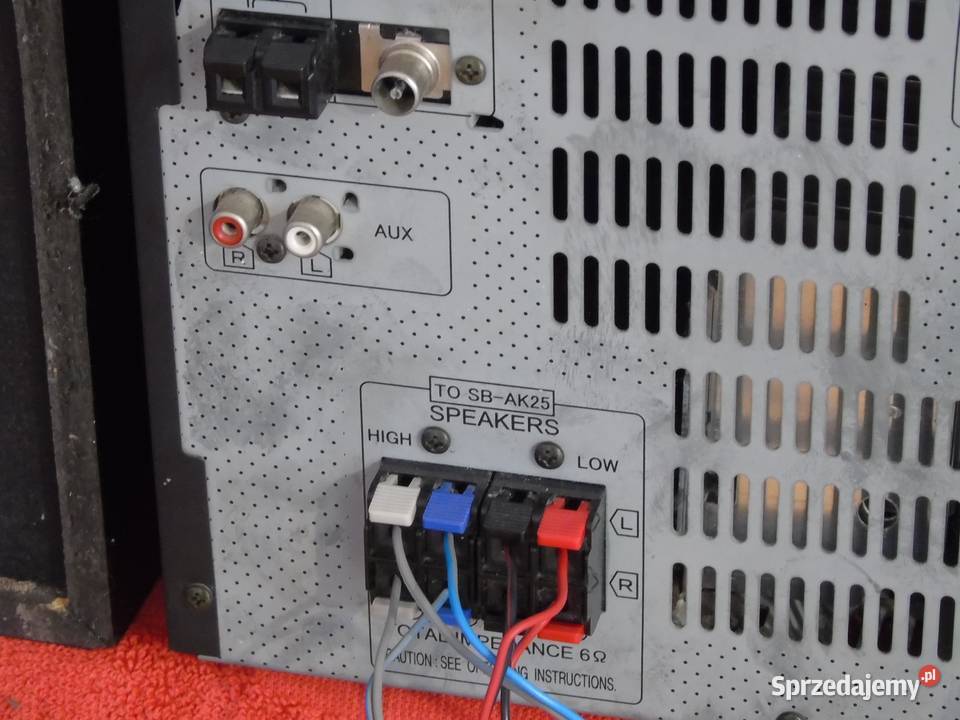 Wieża Panasonic SAAK25 kol CD AUX radio DOSTAWA Jasło sprzedam
